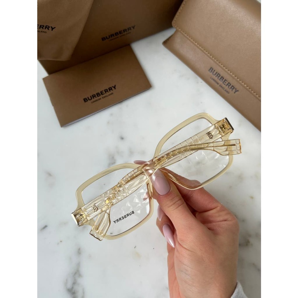 NEW Burberry BE2374 Clear Oversized Frames Eyeglasses - Picture 2 of 6